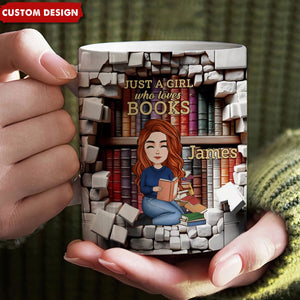 Books Are A Gateway To The World And Beyond - Personalized Mug - Christmas Gift For Book Lovers