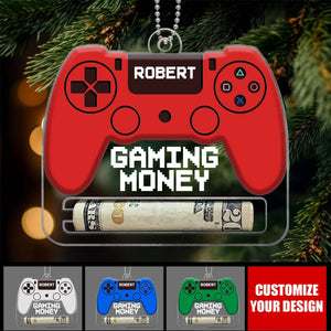 Gaming Money Funny Gift Personalized Money Holder Ornament