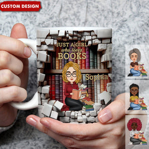 Books Are A Gateway To The World And Beyond - Personalized Mug - Christmas Gift For Book Lovers