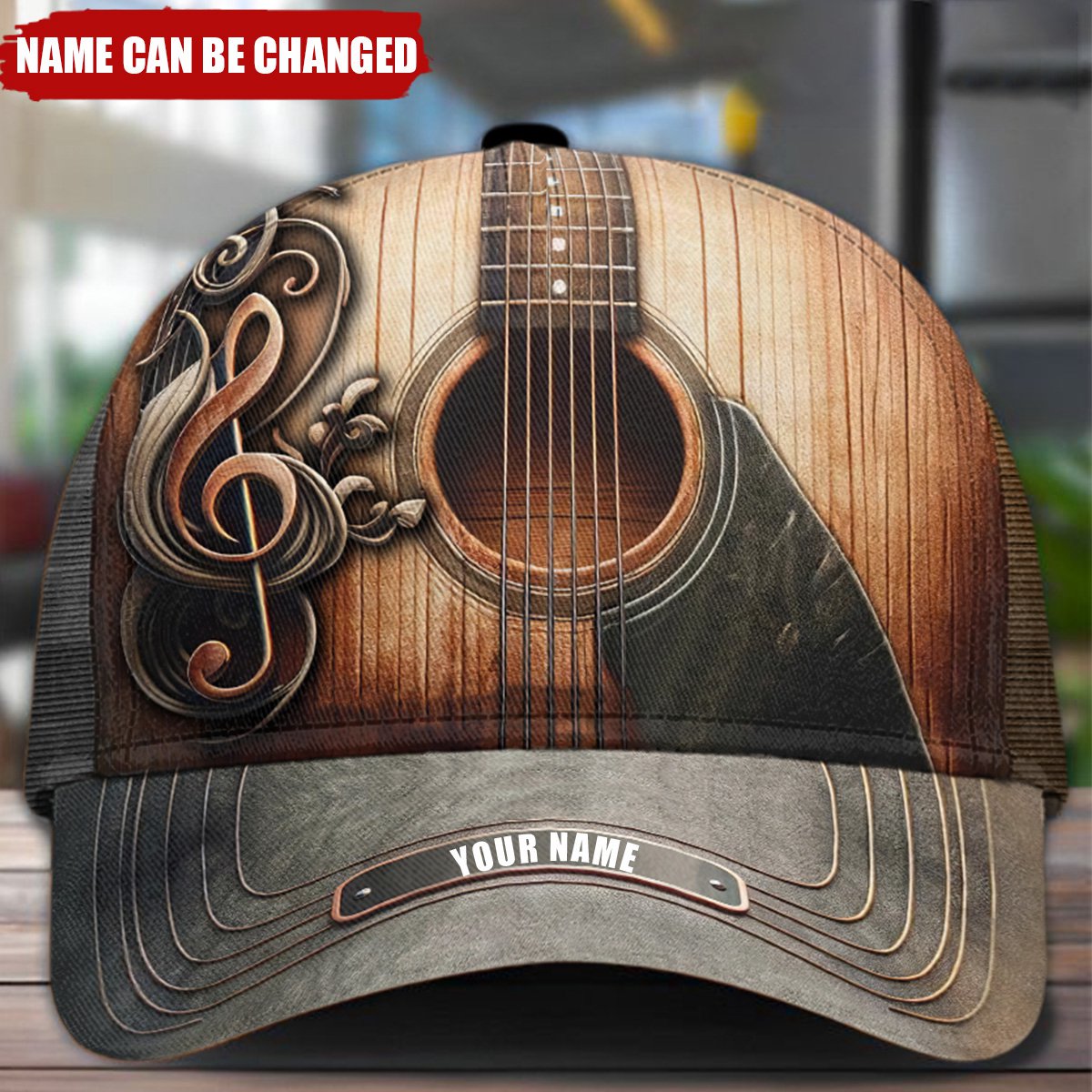 Guitar For Lovers Custom Name Classic Cap Personalize Your Music Passion