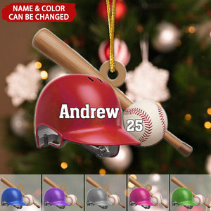 Baseball Gloves Personalized Christmas Ornament, Gift For Baseball Team Members