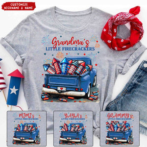 Grandma's Little Firecrackers Personalized T-shirt