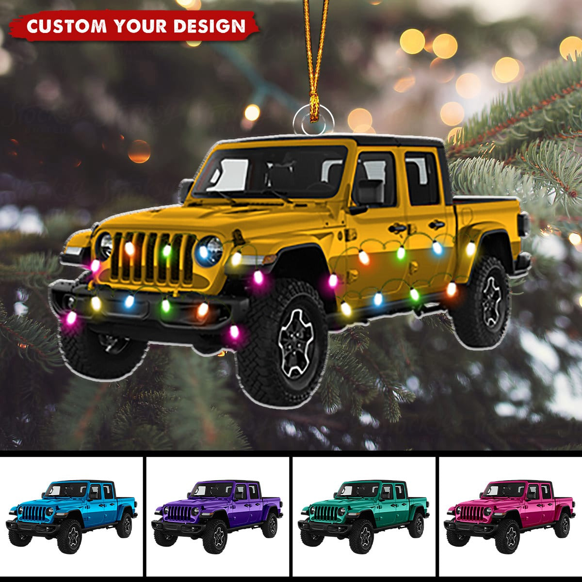 Personalized Gifts For Off Road Lovers Christmas Ornament