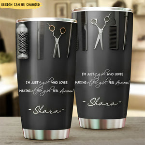 Making Girls Awesome Hairdresser Tumbler