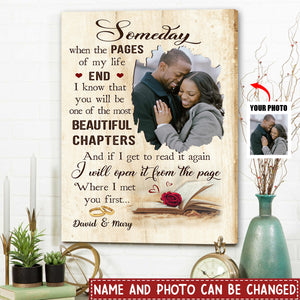 Beautiful Chapters - Personalized Photo Canvas