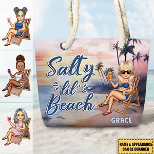 Beach Lovin' Girl Personalized Beach Bag