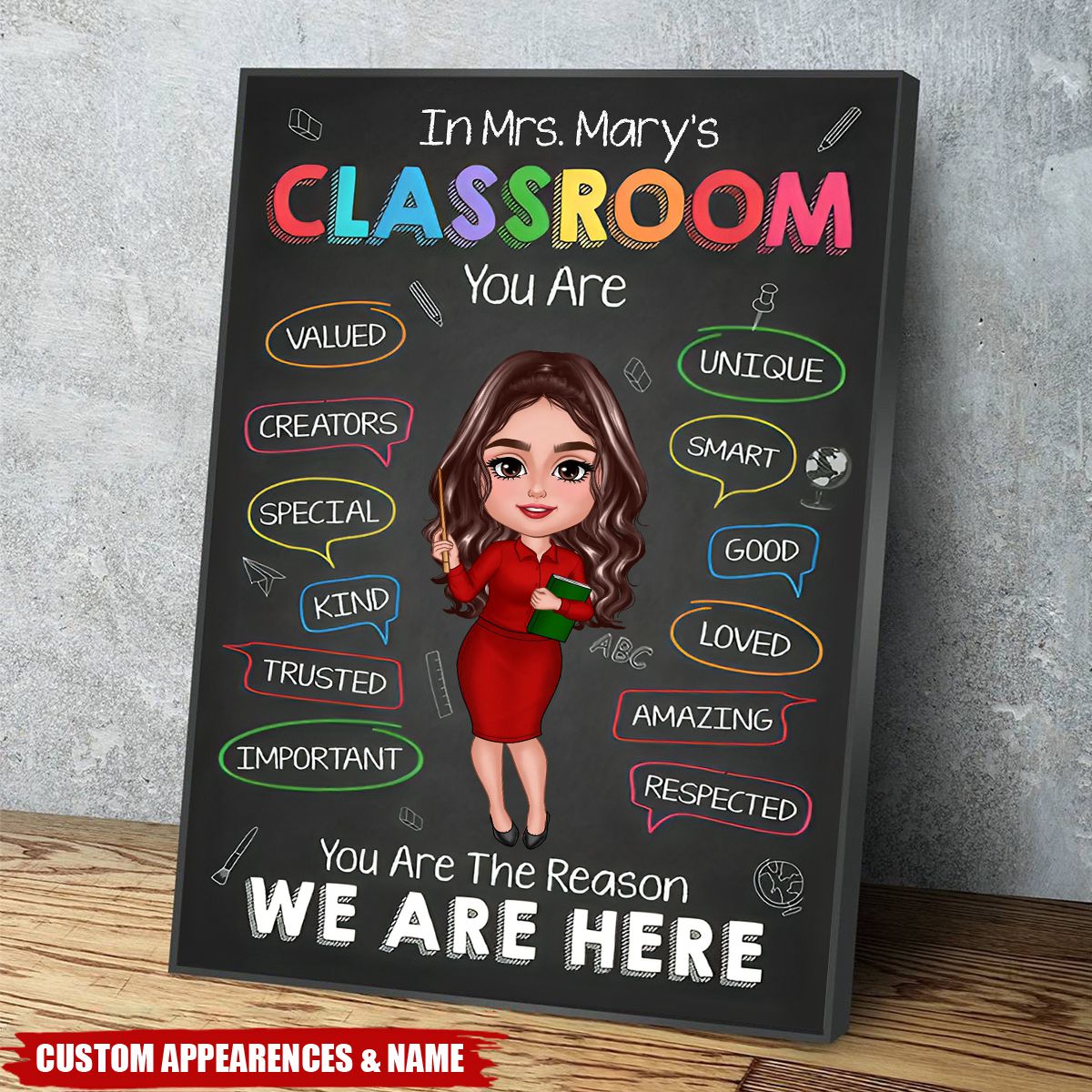 In This Classroom You Are - Personalized Poster