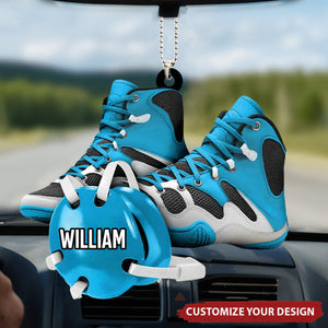 Custom Wrestling Car Ornament - Personalized Wrestling Car Ornament