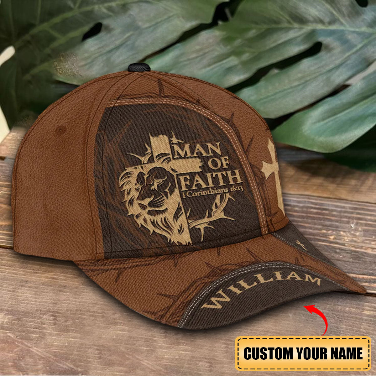 Man Of Faith Personalized Christian Classic Cap