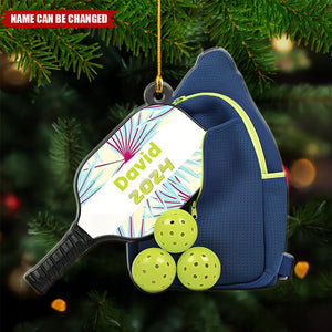 Personalized Pickleball Christmas Ornament -Gift for Pickleball Lovers