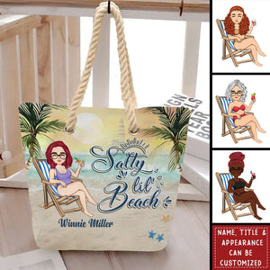 Beach Lovin' Girl - Personalized Beach Bag