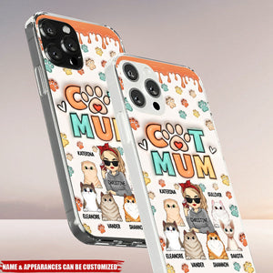 My Heart Is Filled With Paw Prints - Dog & Cat Personalized 3D Inflated Effect Printed Phone Case