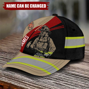 Customize Name Firefighter Classic Cap