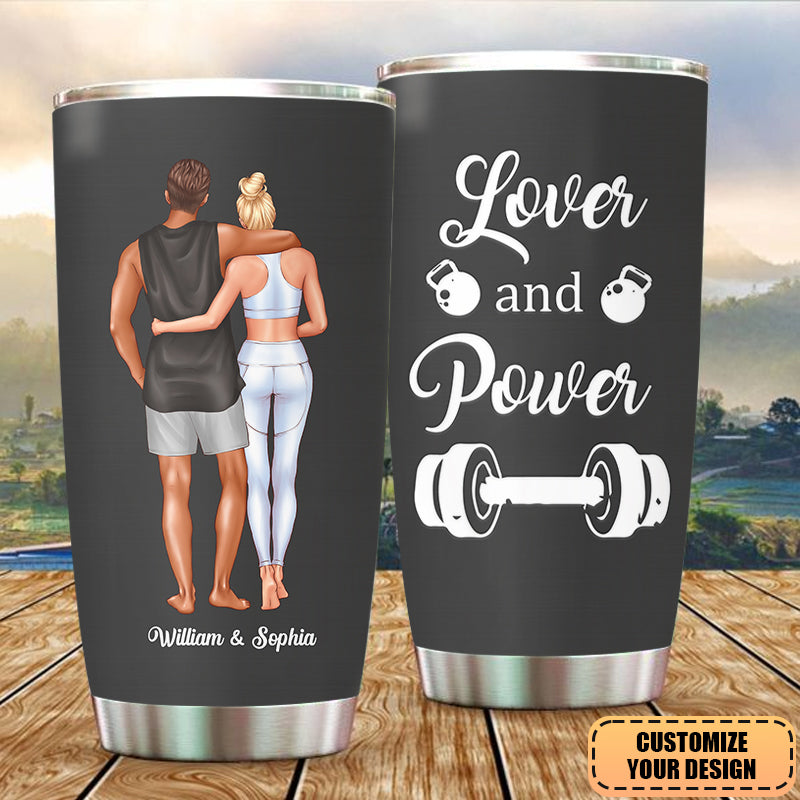 Sweetest Fitness Couple- Personalized Tumbler Cup