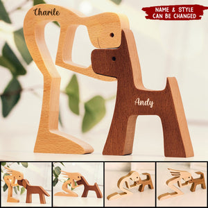 The Love Between You And Your Fur-Friend - Personalized Wooden Pet Carvings