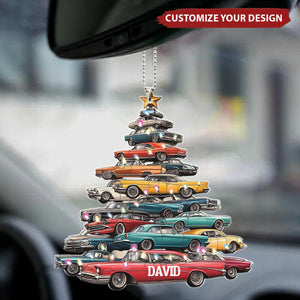 Muscle Car Collection Car Ornament - Personalized Car Tree Ornament