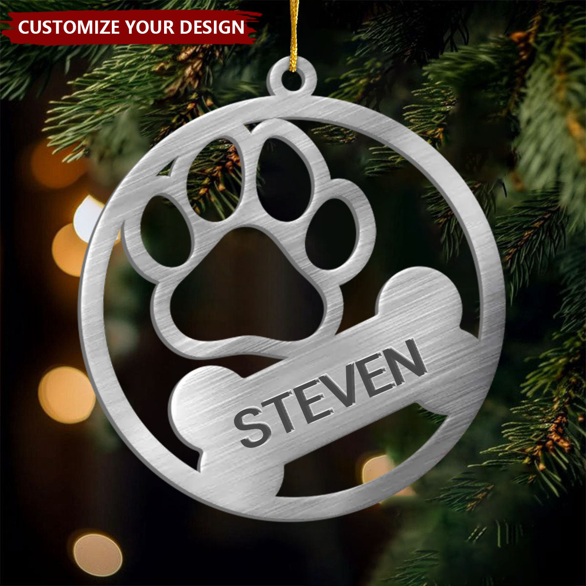 Dog Personalized Ornament - Christmas Gift For Pet Owners