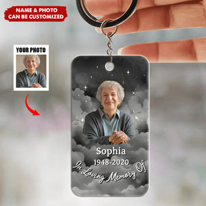 Custom Photo Memorial Your Wings Were Ready - Personalized Acrylic Keychain