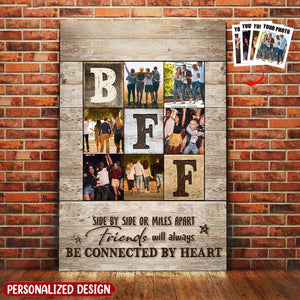 Best Friend Personalized Photo Canvas, Unique Best Friend Gifts