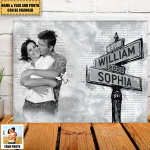 Custom Photo I Need You Because I Love You - Couple Personalized Custom Horizontal Poster