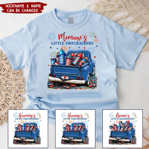 Grandma's Little Firecrackers Personalized T-shirt