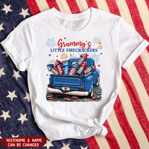 Grandma's Little Firecrackers Personalized T-shirt