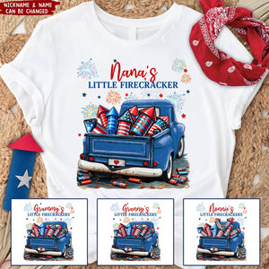 Grandma's Little Firecrackers Personalized T-shirt