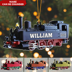 Custom Railroader Ornament - Gifts For Railroader, Trainman