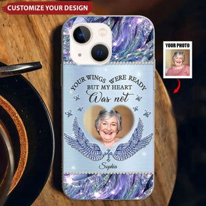 Custom Photo I Will Always Carry Mom With Me - Memorial Personalized Clear Phone Case