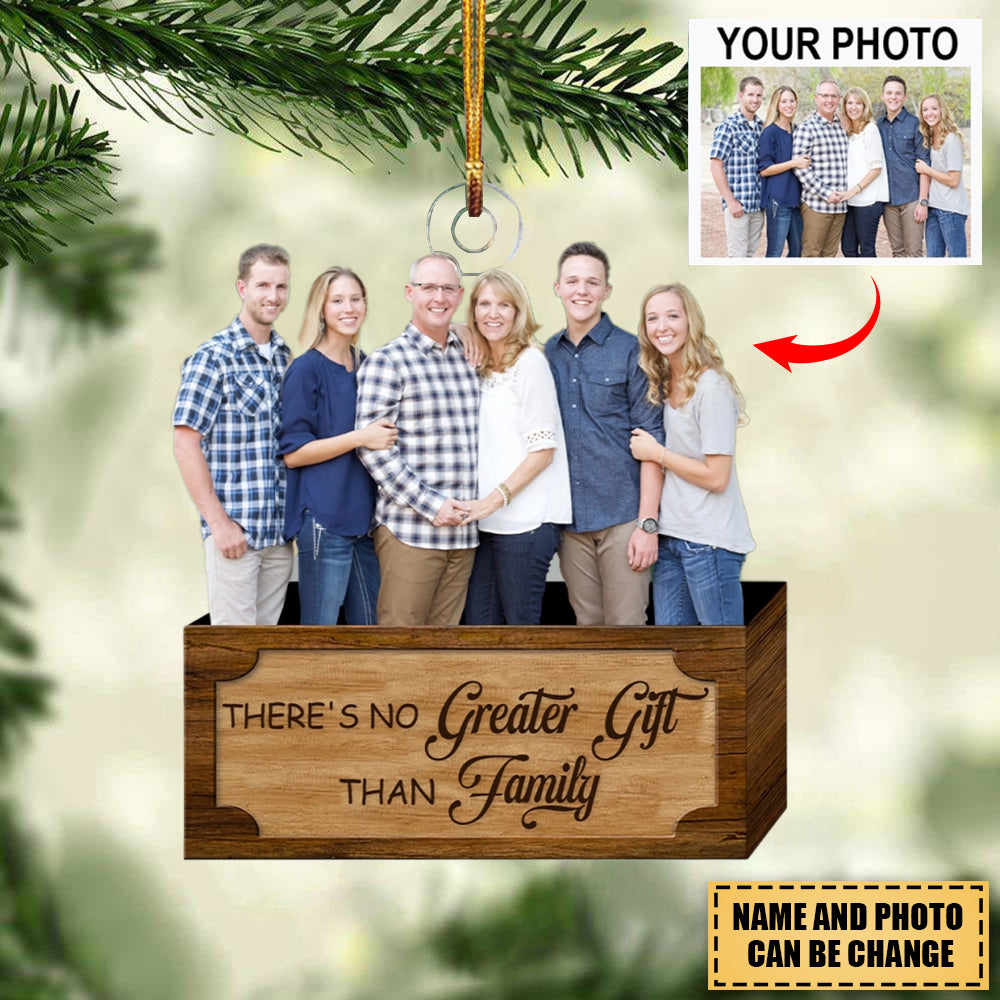 Family Is The Greatest Christmas Gift - Personalized Custom