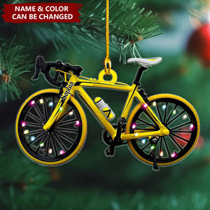 Personalized Bike Christmas Ornaments, Christmas Gifts For Bicycle Rider