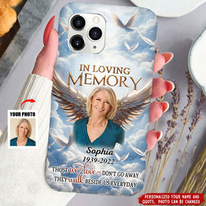 In Loving Memory Family Loss Memorial Upload Photo Personalized Phone Case