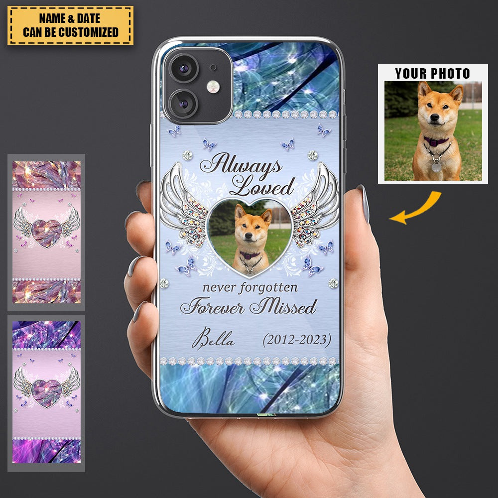 Personalized Memorial Phone Case - Memorial Gift Idea For Family, Pet