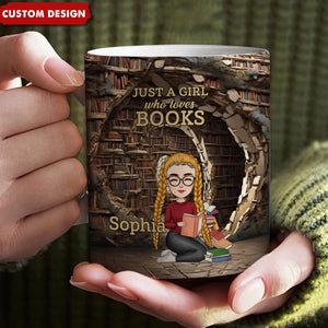 Books Are The Treasured Wealth Of The World - Personalized Mug - Christmas Gift For Book Lovers