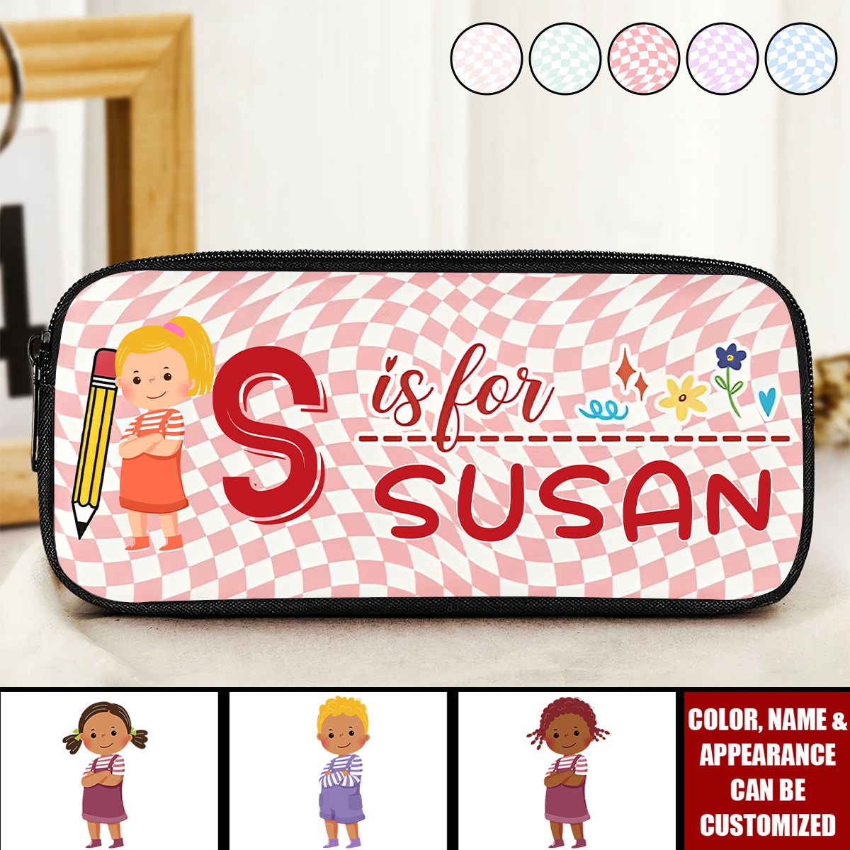 School Kids - Personalized Pencil Case