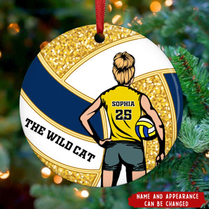 Personalized Gifts For Volleyball Players Ceramic Ornament