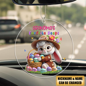 Personalized Gift Grandma's Favorite Acrylic Car Ornament