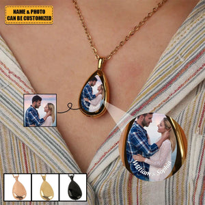 Custom Photo Till Death Do Us Part - Personalized Keepsake Necklace