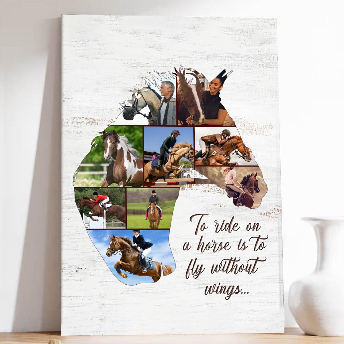 Personalized Poster - Christmas Gifts For Horse Lovers