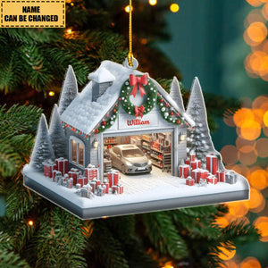 Personalized Auto Care Christmas Ornament - Xmas Tree Decoration