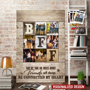 Best Friend Personalized Photo Canvas, Unique Best Friend Gifts