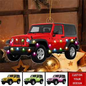 Personalized Gifts For Off Road Lovers Christmas Ornament, Gift For Car Lover