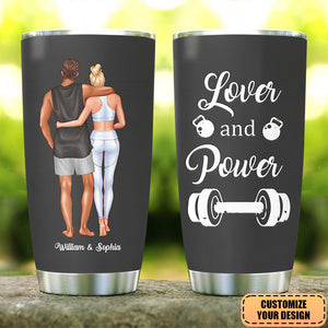 Sweetest Fitness Couple- Personalized Tumbler Cup