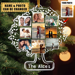 Custom Photo Family Tree Of Life - Personalized Photo Ornament