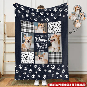 Custom Photo You Were My Favorite Hello And My Hardest Goodbye - Memorial Personalized Custom Blanket - Sympathy Gift For Pet Owners, Pet Lovers