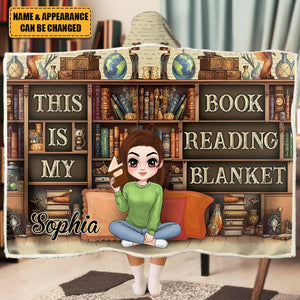 Personalized Gift For Books Lovers Blanket Hoodie