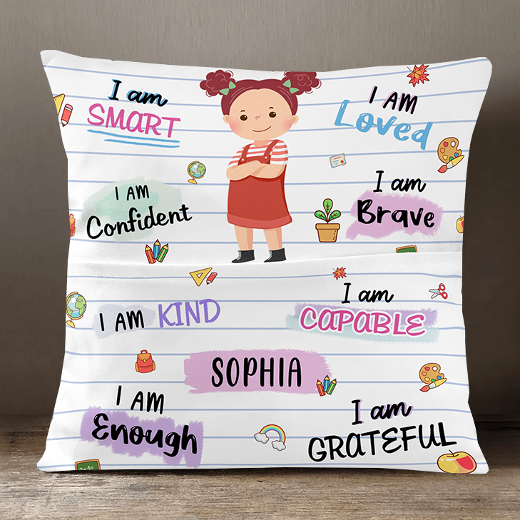 I Am Confident - Personalized Pocket Pillow