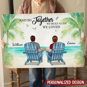 Summer Beach We Got This - Personality Customized Canvas - Gift For Couple Husband Wife