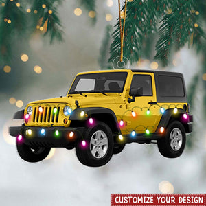 Personalized Gifts For Off Road Lovers Christmas Ornament, Gift For Car Lover