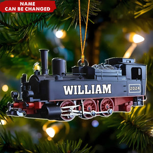 Custom Railroader Ornament - Gifts For Railroader, Trainman